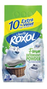 مسحوق غسيل روكسول 3 كيلو - الاخضر
